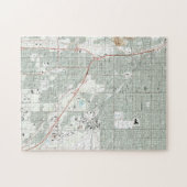 Tucson Arizona Map (1992) Puzzle (Horizontal)