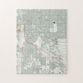 Tucson Arizona Map (1992) Puzzle (Vertikal)