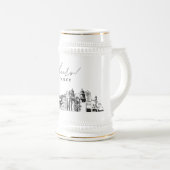 Tucson Arizona Personalisiertes Geschenk Bierglas (VorderseiteRechts)