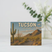 Tucson Arizona Postcard Postkarte (Stehend Vorderseite)