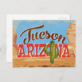 Tucson Arizona Postkarte (Vorne/Hinten)