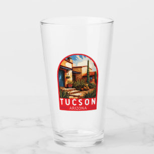 Tucson Arizona Reise Kunst Emblem Glas