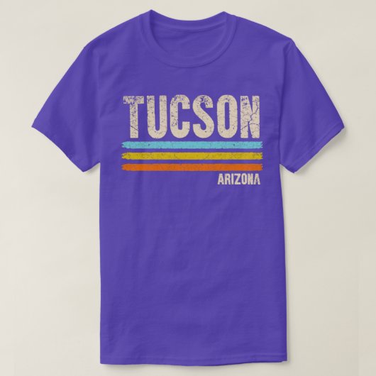 Tucson Arizona Retro T-Shirt (Design vorne)