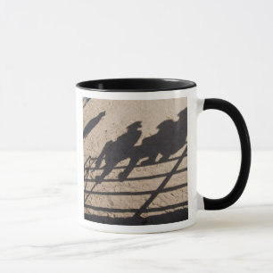 Tucson, Arizona: Schatten von Rodeo-Teilnehmern Tasse