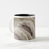 Tucson, Arizona: Seile und hanrnesses an benutzt Zweifarbige Tasse (Vorderseite Links)