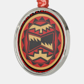 Tucson Arizona Silbernes Ornament (Links)