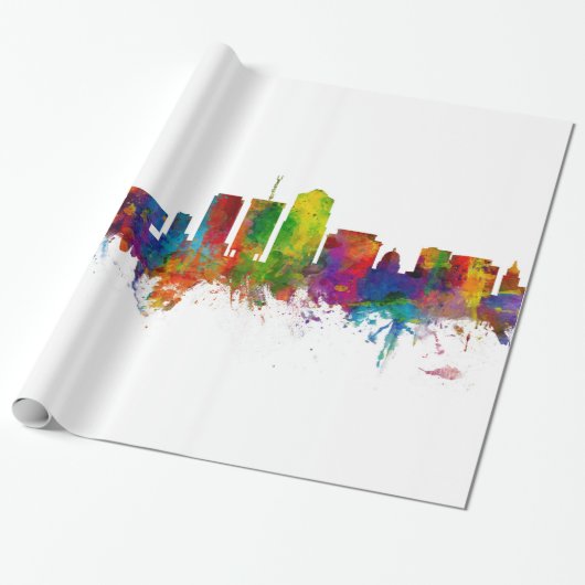 Tucson Arizona Skyline Geschenkpapier (Ungerollt)