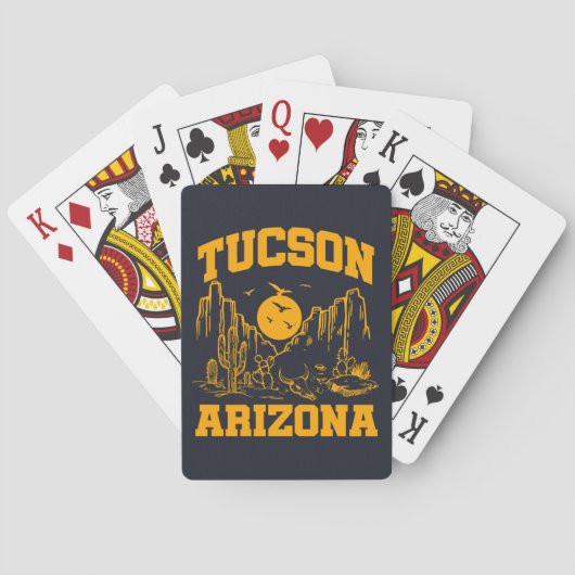 Tucson, Arizona Spielkarten (Rückseite)