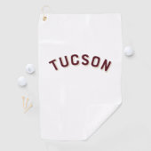 Tucson, Arizona Vintag Arch Golfhandtuch (Insitu)