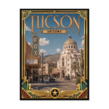 Tucson Arizona Vintage Art Deco Golden Age