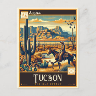 Tucson, Arizona Vintage Postkarte