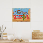Tucson Arizona Vintage Travel Poster (Küche)