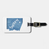 Tucson Arizona Wood Grain Gepäckanhänger (Vorderseite horizontal)