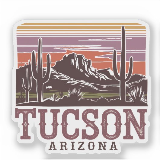 Tucson Aufkleber (Vorderseite)