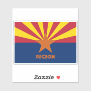 Tucson AZ Flag Aufkleber