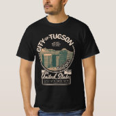 TUCSON CITY ARIZONA - DOWNTOWN TUCSON CITYSCAPE T-Shirt (Vorderseite)