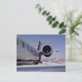 "Tucson: Ein- oder ausfliegen?" Postkarte (Stehend Vorderseite)