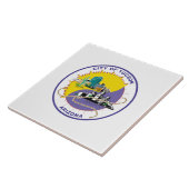 Tucson-Flagge Fliese (Seite)