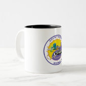 Tucson-Flagge Zweifarbige Tasse (Vorderseite Links)