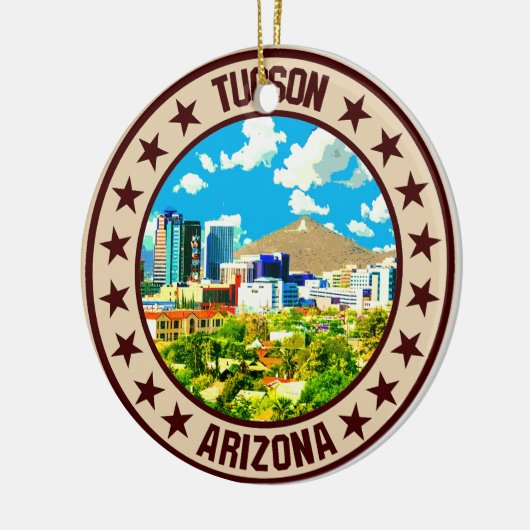 Tucson Keramik Ornament (Links)