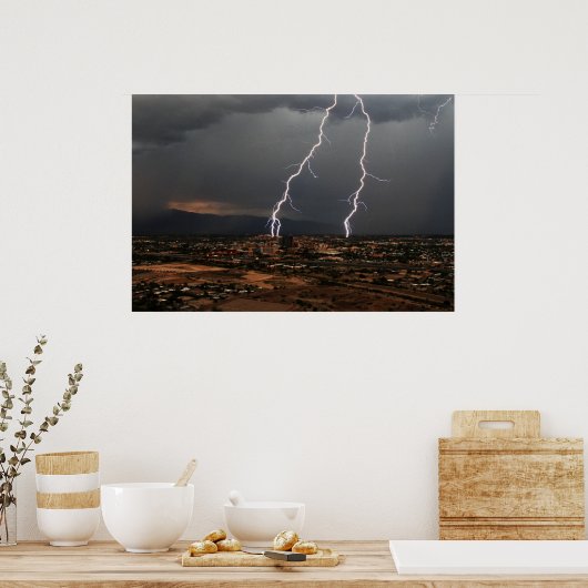 Tucson Lightning Poster (Küche)