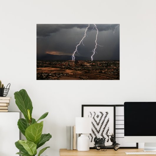 Tucson Lightning Poster (Heimbüro)