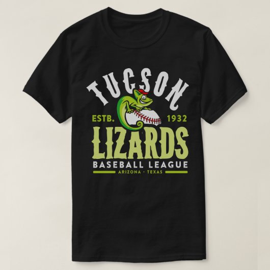 Tucson Lizards Baseball T-Shirt (Design vorne)