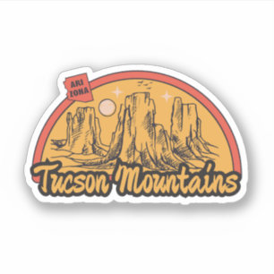 Tucson Mountains, Arizona  Aufkleber