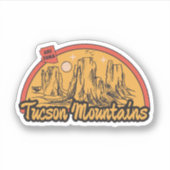 Tucson Mountains, Arizona Sticker (Vorderseite)