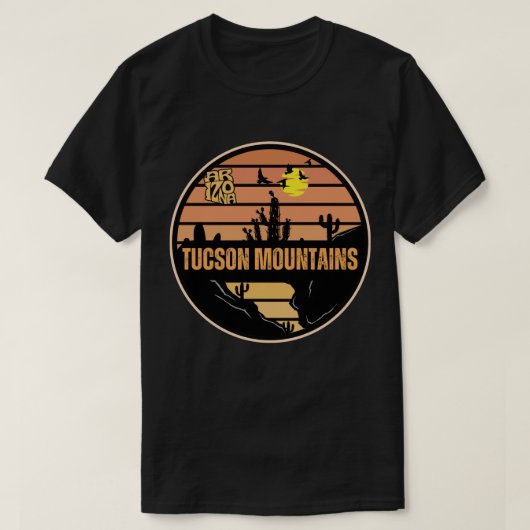 Tucson Mountains, Arizona T-Shirt (Design vorne)