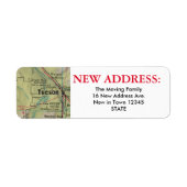 Tucson New Address Label (Vorne)