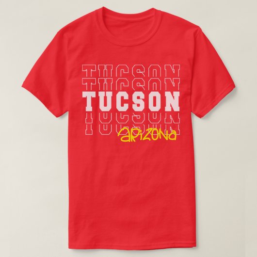 Tucson Stadt Arizona Tucson AZ T-Shirt (Design vorne)