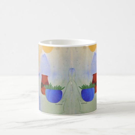 Tucson Summer Collage Kaffeetasse (Mittel)