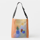 Tucson Summer Collage Tragetaschen Mit Langen Trägern (Rückseite)