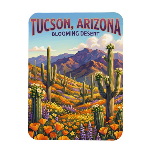 Tucson USA Magnet (Vertikal)
