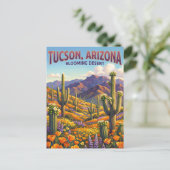 Tucson USA Postkarte (Stehend Vorderseite)
