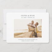 Tucson Wedding Modern Save the Date Einladung (Rückseite)