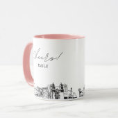 Tucson Wedding Personalisiert Coffee Tasse (Vorderseite Links)