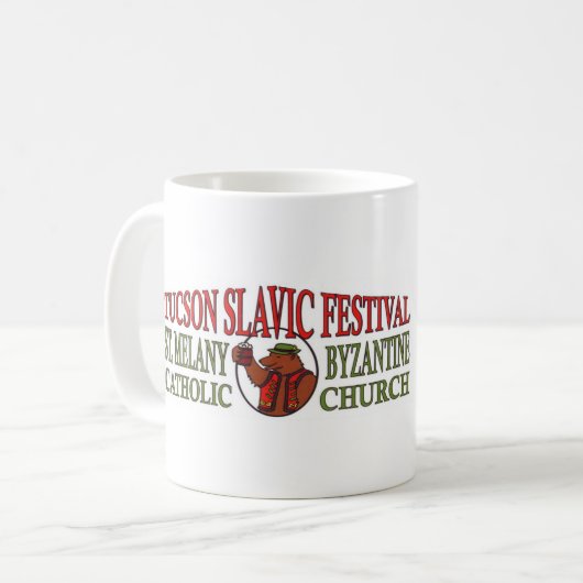Tucsonslavic-Festival Kaffeetasse (Vorderseite Links)
