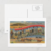 Tucumcari, New Mexico - Große Briefmarkenszenen Postkarte (Vorne/Hinten)