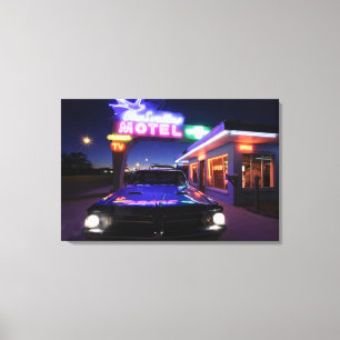 Tucumcari, New Mexico, Vereinigte Staaten. 66 Leinwanddruck