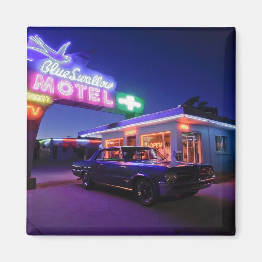 Tucumcari, New Mexico, Vereinigte Staaten. Art 66  Magnet (Vorne)