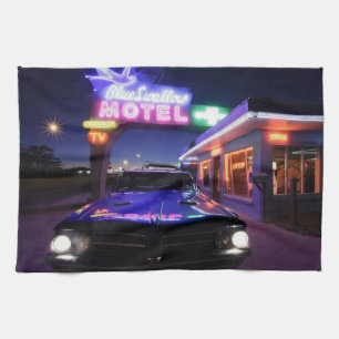 Tucumcari, New Mexico, Vereinigte Staaten. Route 6 Handtuch