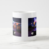Tucumcari, New Mexico, Vereinigte Staaten. Route 6 Jumbo-Tasse (Vorderseite)