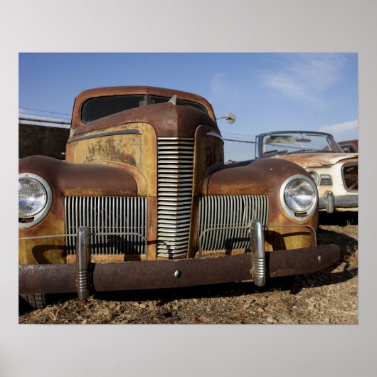 Tucumcari, New Mexico, Vereinigte Staaten. Route 6 Poster (Vorne)