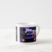 Tucumcari, New Mexiko, Vereinigte Staaten. Weg 66 Espressotasse (Vorderseite Rechts)