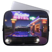 Tucumcari, New Mexiko, Vereinigte Staaten. Weg 66 Laptopschutzhülle (Vorderseite)