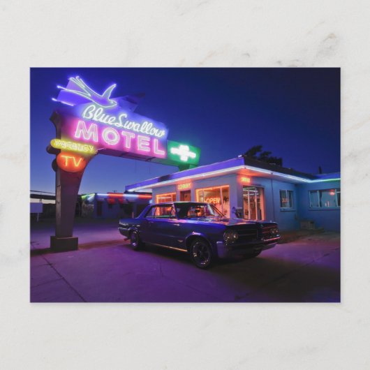 Tucumcari, New Mexiko, Vereinigte Staaten. Weg 66 Postkarte (Vorderseite)