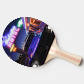 Tucumcari, New Mexiko, Vereinigte Staaten. Weg 66 Tischtennis Schläger (Seitenansicht)