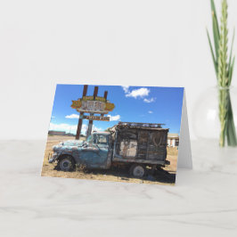 tucumcari truck greeting card (blank inside) karte